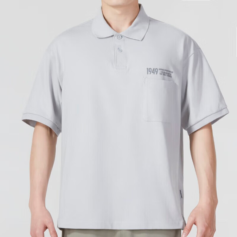 阿迪達(dá)斯 POLO衫男裝 健身訓(xùn)練運(yùn)動服寬松透氣休閑翻領(lǐng)短袖T恤  IP3980